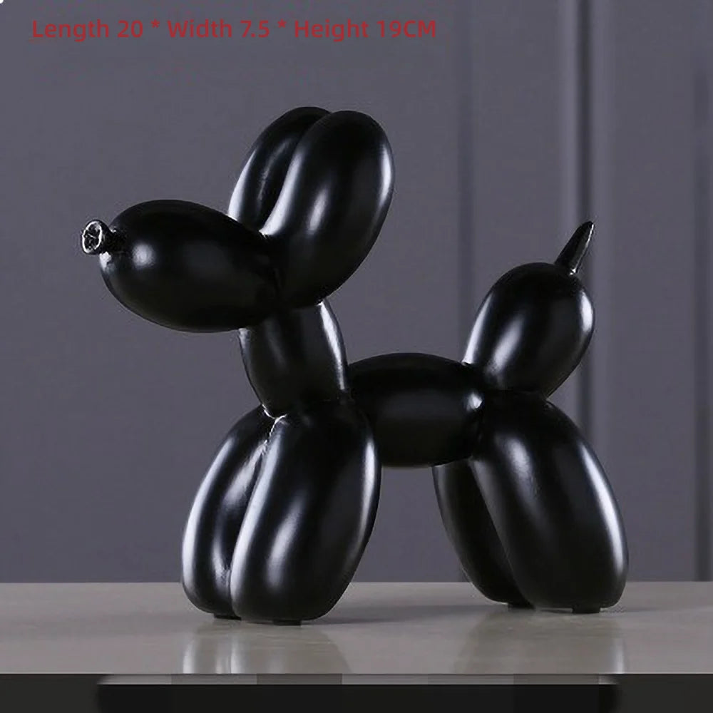 Statuette chien-ballon