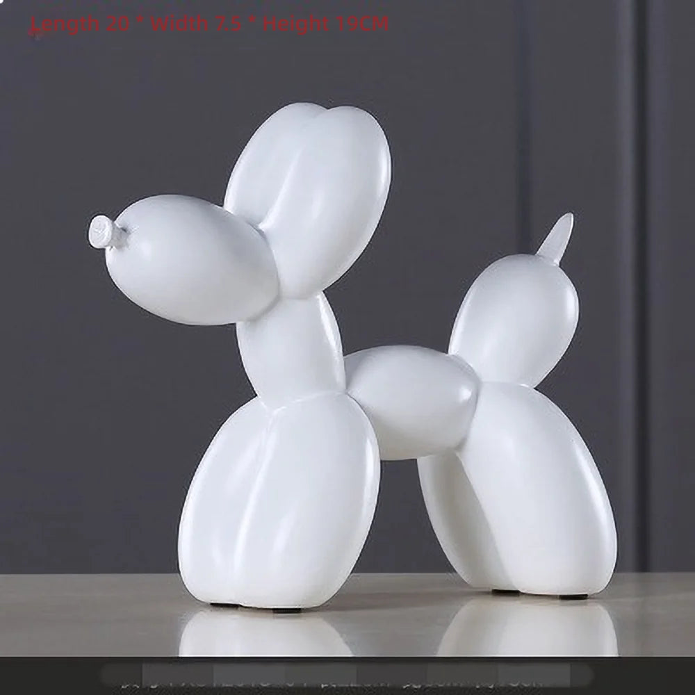 Statuette chien-ballon