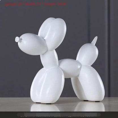Statuette chien-ballon