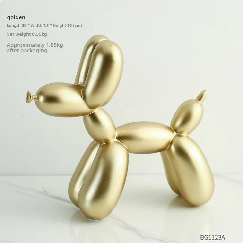 Statuette chien-ballon