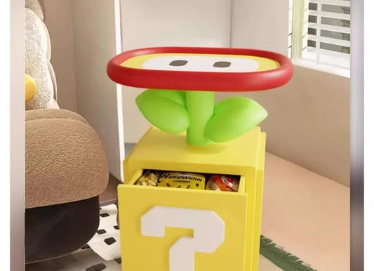 Table basse fleur Pop Art