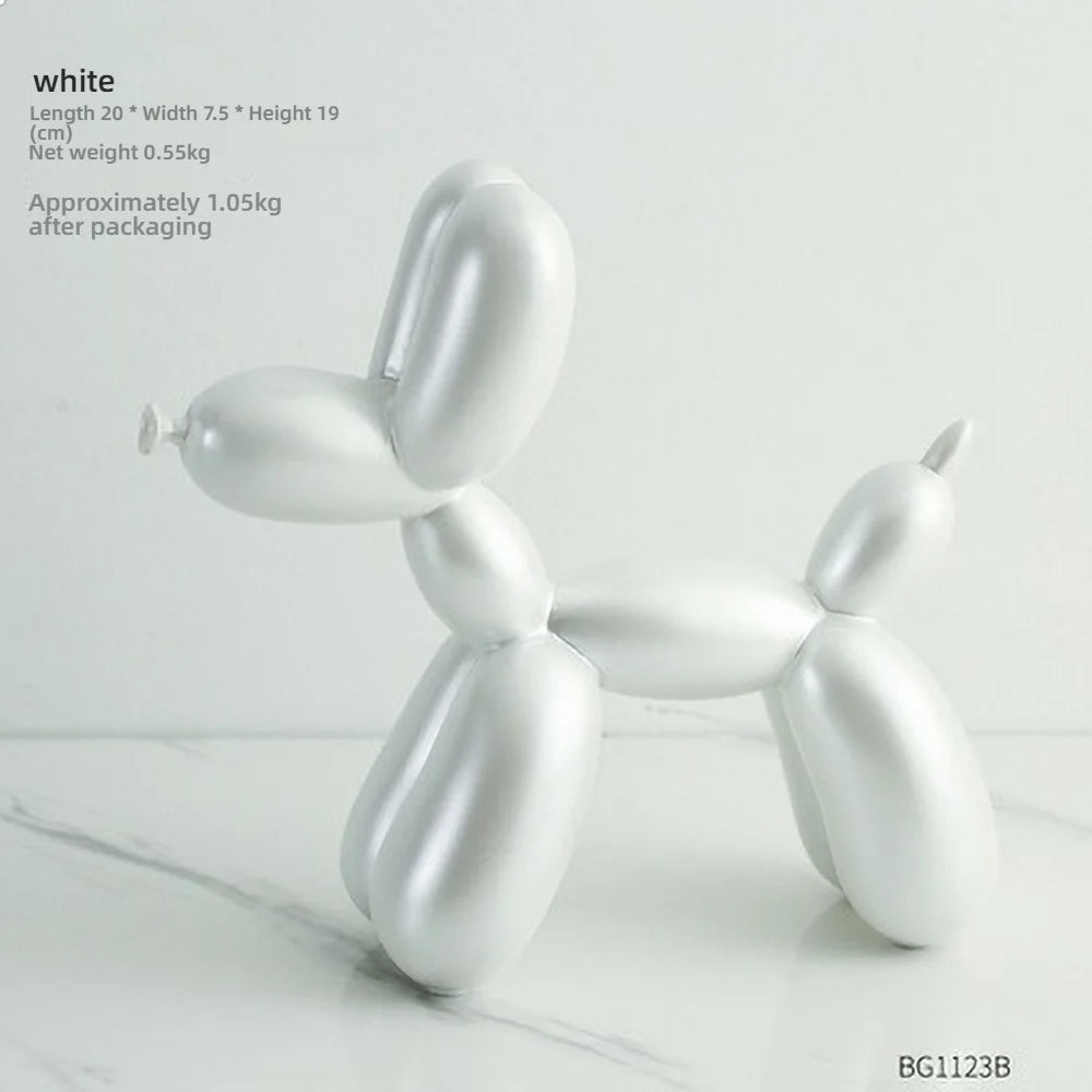 Statuette chien-ballon